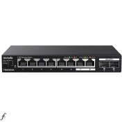 تصویر سوئیچ 8 پورت تندا مدل TEM2010X با ۲ اسلات 10G SFP+ 