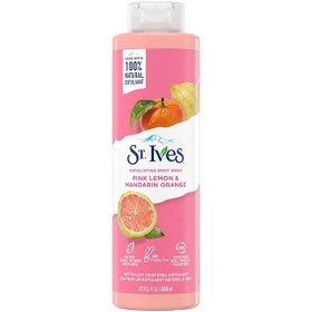 تصویر شامپو بدن اس تی ایوس - لیمو صورتی و نارگیل Body Wash St Ives