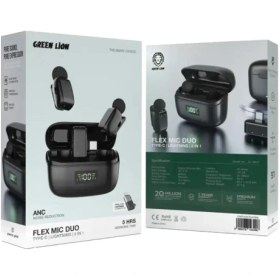 تصویر میکروفون یقه ای گرین لاین مدل Flex Mic Duo Green Lion Flex Mic Duo