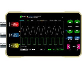 تصویر اسیلوسکوپ پرتابل فانکشن دار DSO918 اس دی تک 2 مگاهرتز 2 کانال با نرخ نمونه برداری 7.2MSa/s 