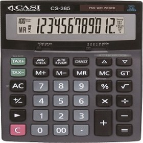 تصویر ماشین حساب کاسی مدل سی اس 385 ا CS-385 Calculator CS-385 Calculator