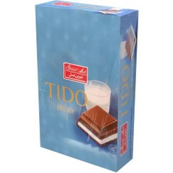 تصویر شکلات کاکائو شیری تیدو شیرین عسل - 7 گرم بسته 50 عددی 