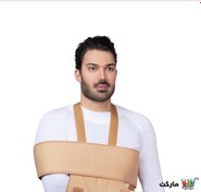 تصویر آویز دست با باند الحاقی Arm sling with shoulder control