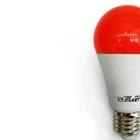 تصویر لامپ ال ای دی 10 وات مدل کلاسیک رنگی برند دلتا پایه E27 رنگ قرمز کد DELTA-LAMP-LED-10W-E27-CLASSIC-RANGI-GHERMEZ 