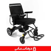 تصویر ویلچر برقی آلومینیومی مدل تاینی برند ایزی موبیل Aluminum electric wheelchair Tiny model