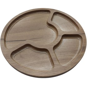 تصویر سینی سرو مزه گرد 