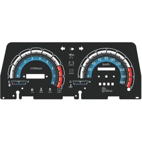 تصویر صفحه کیلومتر لیون کد 02 مناسب برای پراید 