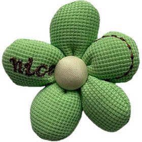 تصویر تکه دوزی طرح گل رنگی 