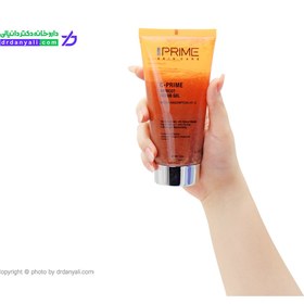 تصویر ژل اسکراب پاک کننده زردآلو و ویتامین سی پرایم 175 میلی لیتر Prime Vitamin C and Apricot Scrub Gel