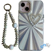 تصویر قاب گوشی لیزری LOVE با آویز برای آیفون LOVE Laser Phone Case with Pendant for iPhone