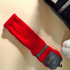 تصویر جوراب زیرزانو حوله‌ای زنانه - قرمز women's socks