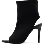 تصویر نیم بوت بهاره تارا استرج مشکی 