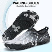 تصویر کفش مردانه پلنک زون مدل Reghez رنگ مشکی سفید 