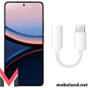 تصویر مبدل تایپ سی به جک صدا شیائومی پوکو Poco F7 Ultra 
