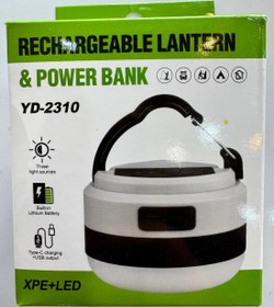 تصویر چراغ چادر پاوربانک دار Camping Lantern with Power Bank