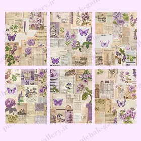 تصویر تمسازکلاژ بنفش 