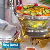 تصویر سوفله سالاد خوری نیوهوم طرح فلیم دو رنگ کد NH24-3007 