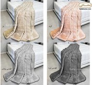 تصویر پتو دونفره گلبافت کالباسی 