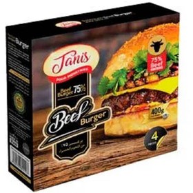 تصویر تانیس همبرگر گوشت 75درصد 