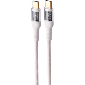 تصویر کابل تبدیل فست شارژ Data+ Royal DP-R303 Type-C To Type-C 3A PD 60W 1m Data+ Royal DP-R303 Type-C To Type-C 3A PD 60W 1m Fast Charging Cable