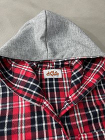 تصویر پیراهن کلاهدار پشمی کد1111 پیراهن پشمی کلاهدار