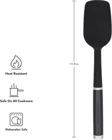 تصویر لیسک مشکی کیچن اید Spoon Spatula Black 