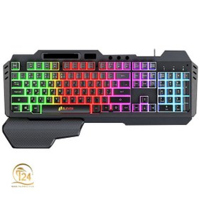 تصویر کیبورد مخصوص بازی الون مدل GK-102 Eleven GK-102 Wired Gaming Keyboard