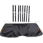 تصویر شیشه دودی قالبی آماده برای شیشه عقب 