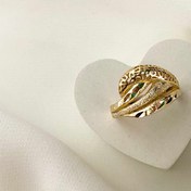 تصویر انگشتر طلا روس رنگ ثابت 