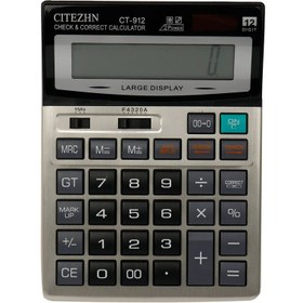 تصویر ماشین حساب رومیزی سیتزن مدل CT-912 ا Citizen CT-912 Calculator Citizen CT-912 Calculator