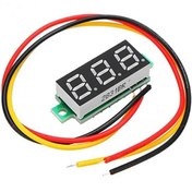 تصویر ماژول ولت متر دیجیتال 0-100 ولت DC Digital DC Voltage Meter Module