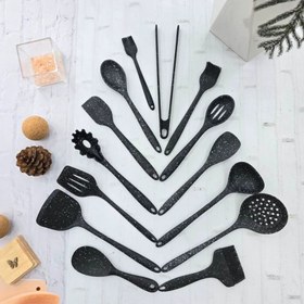 تصویر کفگیر و ملاقه سیلیکونی شنگیا 