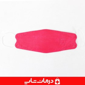 تصویر ماسک سه بعدی قرمز فست بسته 5 عددی مدل سه بعدی 5 لایه 