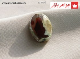 تصویر نگین عقیق یمنی با رنگ بندی خاص کد 133495 