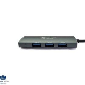 تصویر هاب 4 پورت دی نت مدل Multi-Function USB3.0 D-net Multi-Function USB3.0 Hub 4 in 1