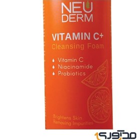 تصویر فوم شستشو صورت نئودرم مدل ویتامین سی پلاس Vitamin C+ Cleansing Foam