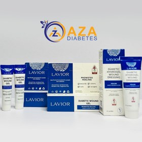 تصویر پانسمان زخم هیدروژل دیابتی Lavior 