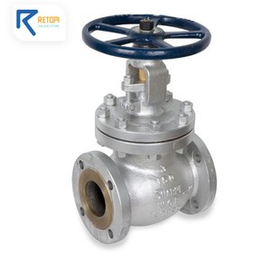 تصویر گلوب ولو فولادی فلنجدار 