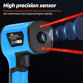 تصویر ترمومتر لیزری مستک مدل IR05A Mestek IR05A laser thermometer