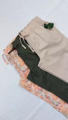 تصویر شلوار راحتی زنانه اسمارا سایز ۴۲ کرمی 