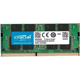 تصویر رم لپ تاپ کروشیال CT16 DDR4 تک کاناله 3200 مگاهرتز CL22 ظرفیت 16 گیگابایت 