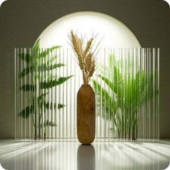 تصویر گلدان چوبی خراطی چوب چنار (کد32) 