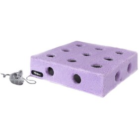 تصویر جعبه بازی مخصوص گربه نیناپت مدل پنیری Ninapet Play Box For Cats Cheese Model