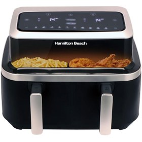 تصویر سرخ کن بدون روغن همیلتون بیچ مدل HB700VCGS Hamilton Beach HB700VCGS Beach VisionCook Dual AirFryer