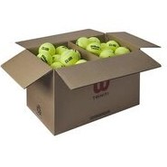 تصویر توپ تنیس ویلسون ترینیتی کلاب TBALL 72 BALL BOX WR8201501 playzone 