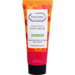 تصویر کرم مراقبت پا میوه ای 75 میل دیپ سنس Deep Sense Foot Care Tropical Fruit 75ml