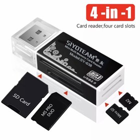 تصویر کارت‌خوان سایوتیم مدل SY0-638 - قرمز 