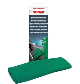 تصویر دستمال مایکرو فایبر سوناکس مخصوص شیشه و داخل خودرو 