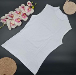 تصویر تاپ زنانه یقه سه سانت الیت کد 0744 