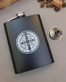 تصویر هیپفلاسک استیل مدل کنستانتین 